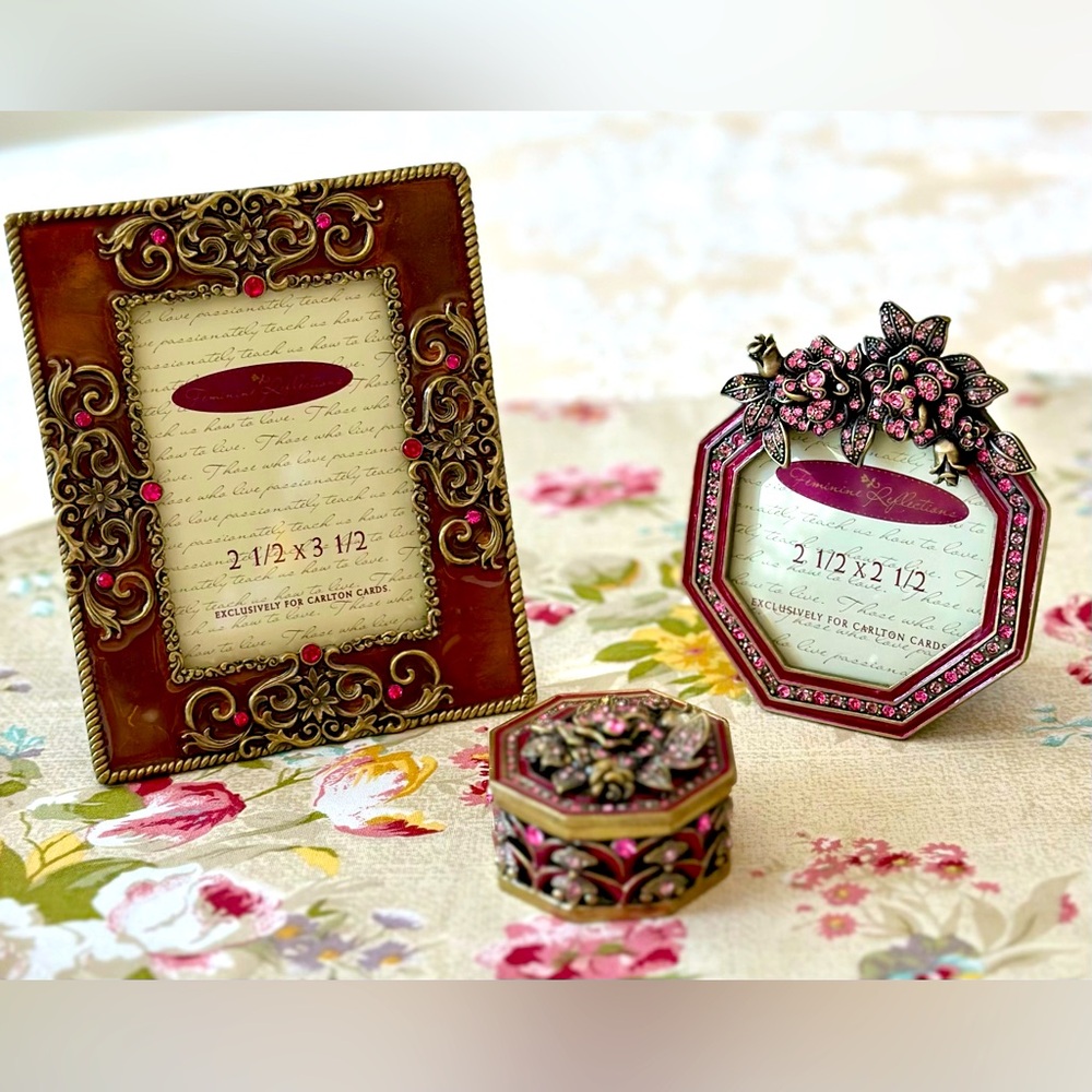 💖 Picture Frames & Trinket Box 💫